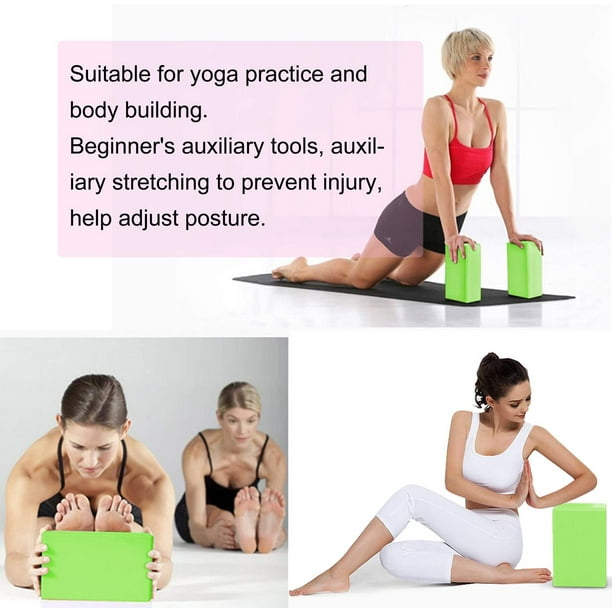 Yoga Block EVA Foam Brick Non-Slip Stretching Aid Gym Pilates Exercise Fitness Yoga Block EVA Foam Brick Non-Slip Stretching Aid Gym Pilates Exercise Fitness